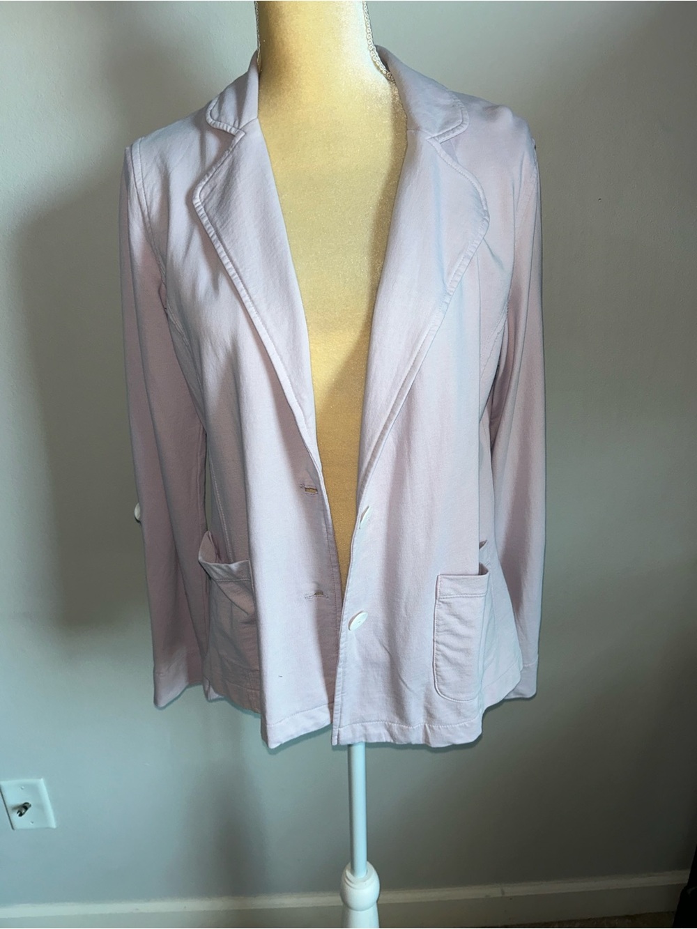 NEW Mod-O-Doc Women's Light Pink Blazer Jacket Sz M